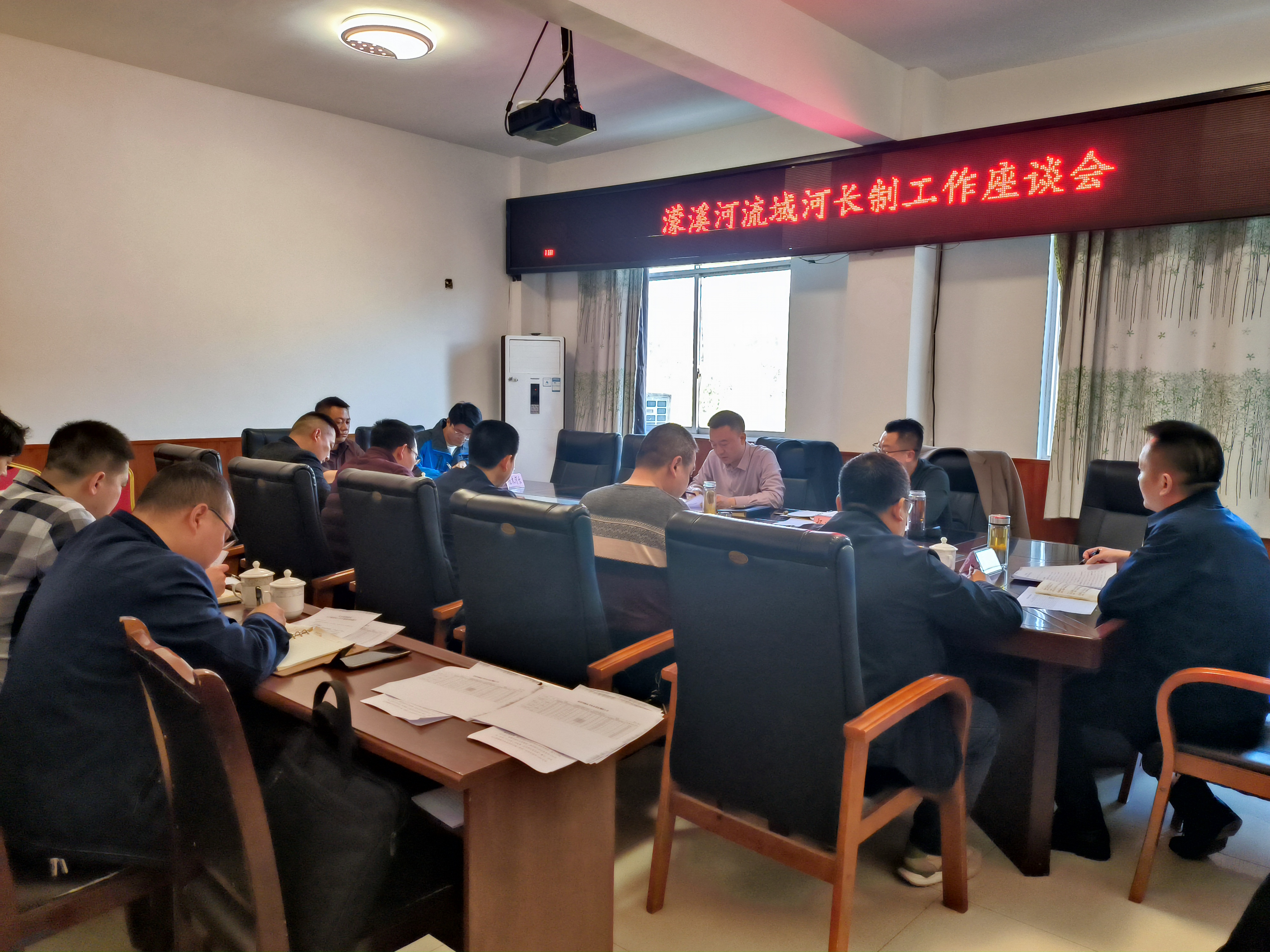 县人大常委会主任刘强、副主任杨世奇开展濛溪河...